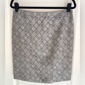 Halogen Textured Pencil Skirt Grey Size 10